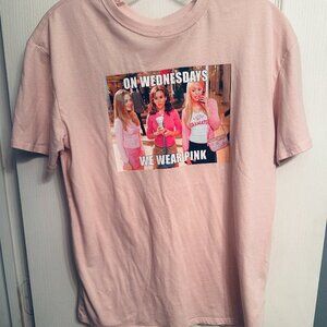 Girl's MEAN GIRLS‎ Pink "ON WEDNESDAYS WE WEAR PINK" Tee Size 14 XL